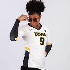 Portrait of Amiya Jones in her volleyball uniform