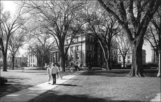 Schaeffer Hall exterior grounds