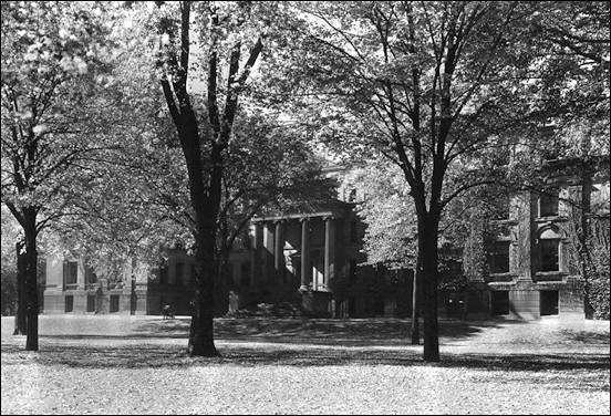 Outside of Schaeffer Hall