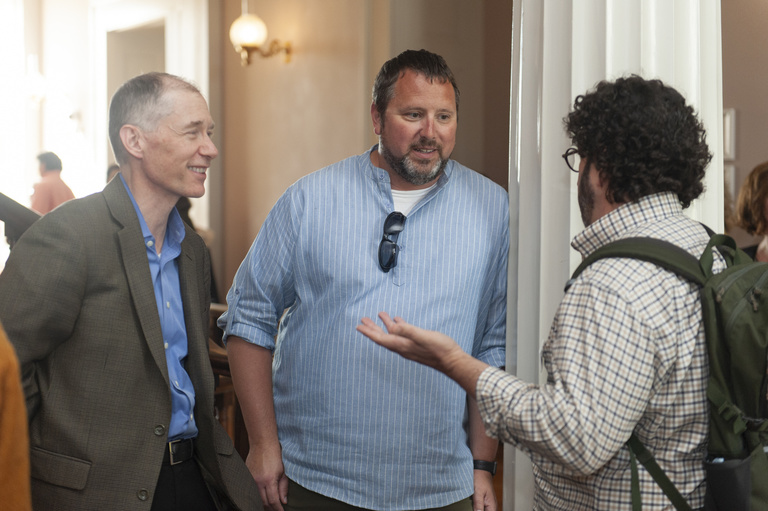 Faculty and staff celebrate at the annual faculty honors event